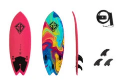 CBC Scott Burke Soft Surfboard 5'2" Fish Pink -Surf Gear Verkauf cbc scott burke soft surfboard 52 fish pink3