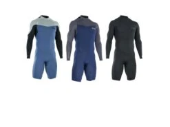 ION Element 2/2mm Neopren Shorty Langarm Back Zip Herren 2024