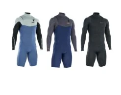 ION Element 2/2mm Neopren Shorty Langarm Front Zip Herren 2024