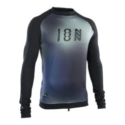 ION Rasghguard Maze Langarm L/S Herren Lycra UV Shirt 011 Blue-gradient