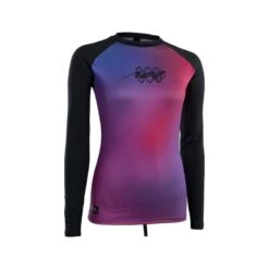 ION Rashguard Lizz Langarm L/S Damen Lycra UV Shirt 012 Pink-gradient