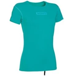 ION Rashguard Promo Damen Lycra Shirt SS Turquoise