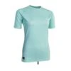 ION Rashguard S/S Damen Lycra Shirt Crystal Blue -Surf Gear Verkauf ion rashguard s s damen lycra shirt crystal blue 10