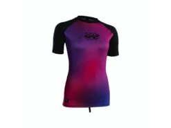 ION Rashguard LIZZ S/S Damen Lycra Shirt Pink-Gradient