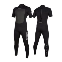 Mystic Brand 3/2 Mm Shortarm BZ Herren Neoprenanzug BLACK
