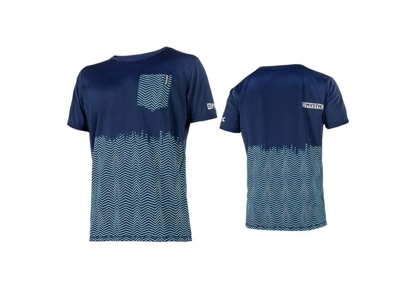 Mystic Voltage S/S QuickDry Shirt Navy Gr. S - XL