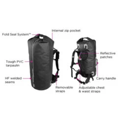 OverBoard Wasserdichter Packsack 60 Lit Schwarz -Surf Gear Verkauf overboard wasserdichter packsack 60 lit schwarz8