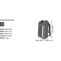 OverBoard Wasserdichter Rucksack 45 Liter Schwarz -Surf Gear Verkauf overboard wasserdichter rucksack 45 liter schwarz7