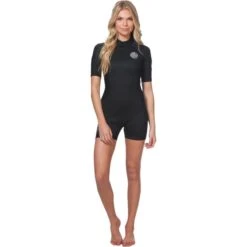 Ripcurl Rip Curl Dawn Patrol 2mm Damen Shorty Black