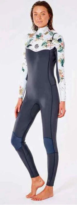 Ripcurl Rip Curl Dawn Patrol Damen FZ 4/3 Mm Neopren 2022 Charcoal -Surf Gear Verkauf rip curl dawn patrol damen fz 4 3 mm neopren 2022 charcoal 44