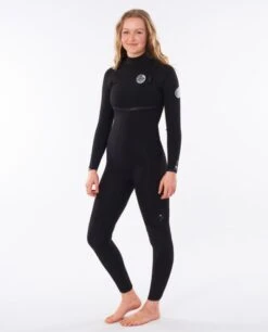 Ripcurl Rip Curl E Bomb Damen Zip Free 4/3 Mm Neopren 2023 Black