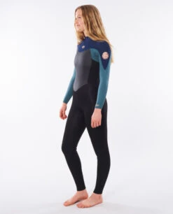 Ripcurl Rip Curl Women Omega 4/3 Mm BZ Green Damen Neopren -Surf Gear Verkauf rip curl women omega 4 3 mm bz green damen neopren3