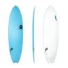 Surfboard TORQ Softboard 7.2 Fish Blue -Surf Gear Verkauf surfboard torq softboard 72 fish blue