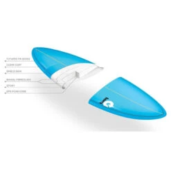 Surfboard TORQ Epoxy TET 7.6 Funboard Pinlines -Surf Gear Verkauf surfboard torq epoxy tet 76 funboard pinlines3