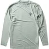 VISSLA Twisted Eco LS UV-Shirt Langarm SEA GREEN HEATHER -Surf Gear Verkauf vissla twisted eco ls uv shirt langarm sea green heather